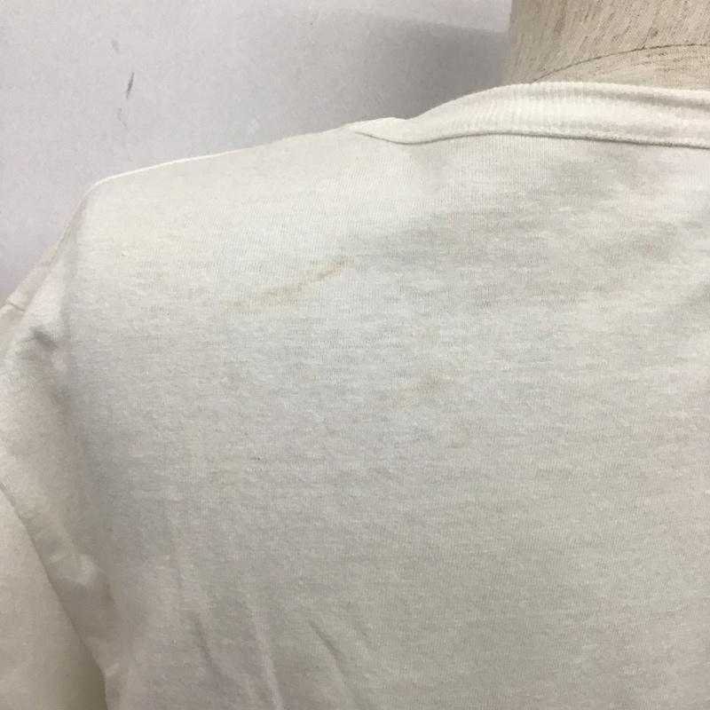 クーティー COOTIE Tシャツ 半袖 クルーネック S ロゴ、文字 白 / ホワイト /  メンズ USED 古着 中古 10107544