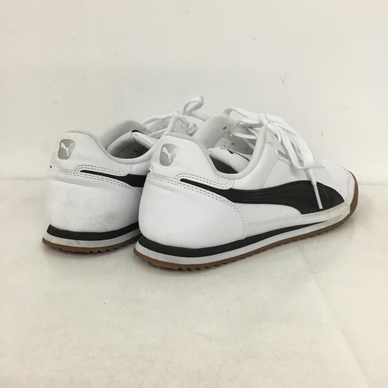 プーマ PUMA スニーカー スニーカー 397452-02 TURINO 2 25cm 25.0cm ロゴ、文字 白 / ホワイト / X 黒 / ブラック /  レディース USED 古着 中古 10144317