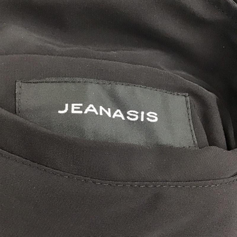 ジーナシス JEANASIS ジャケット、上着 ジャケット、ブレザー js071002st ジップアップジャケット アウター リバーシブル FREE 無地 黒 / ブラック /  レディース USED 古着 中古 10124744
