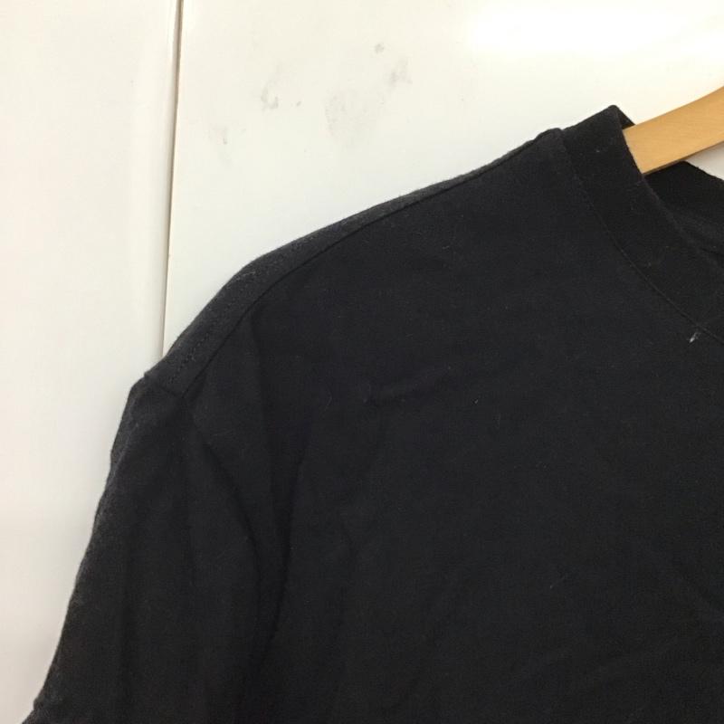 ラコステ LACOSTE Tシャツ 半袖 半袖カットソー プリントTシャツ クルーネックカットソー 5 ロゴ、文字 黒 / ブラック /  メンズ USED 古着 中古 10131509