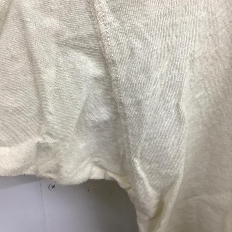 フィルザビル FILL THE BILL カットソー 七分袖 クルーネックカットソー プリントTシャツ 長袖カットソー 2 ロゴ、文字 アイボリー / アイボリー /  メンズ USED 古着 中古 10127340