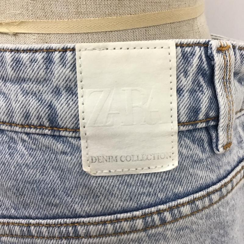 ザラ ZARA パンツ デニム、ジーンズ ハイウエスト ハイライズ 無地 青 / ブルー /  レディース USED 古着 中古 10116497