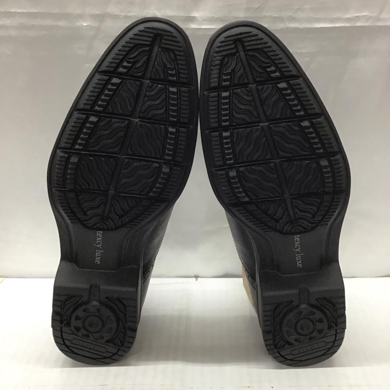 アシックス ASICS 革靴 革靴 TU-7774 texcy luxe ストレートチップ 箱有 26cm 26.0cm 無地 黒 / ブラック /  メンズ USED 古着 中古 10111757