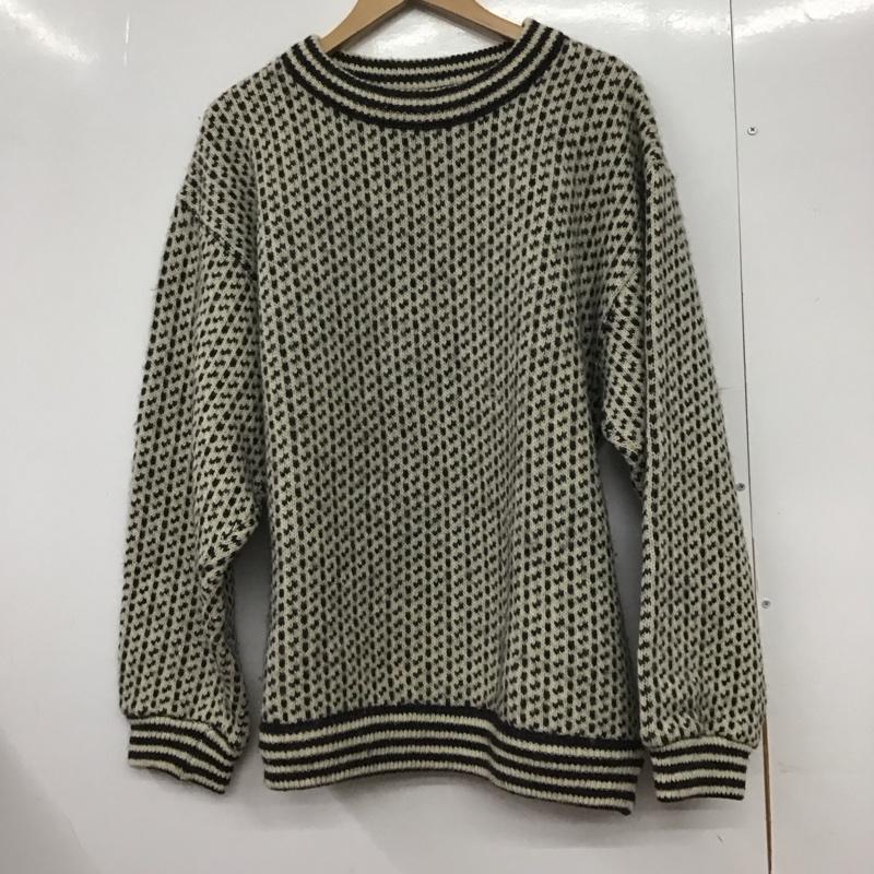 エルエルビーン L.L.Bean ニット、セーター 長袖 80s バーズアイ L  マルチカラー / マルチカラー /  メンズ USED 古着 中古 10145660
