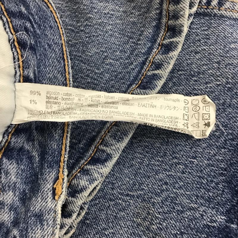 ザラ ZARA パンツ デニム、ジーンズ 2569 910 400 フレアデニム 無地 水色 / ライトブルー /  レディース USED 古着 中古 10109433