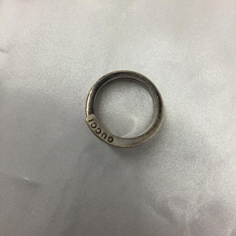 グッチ GUCCI アクセサリー 指輪 スネークスパイラル 15号 ワンポイント 銀 / シルバー /  メンズ USED 古着 中古 10109159