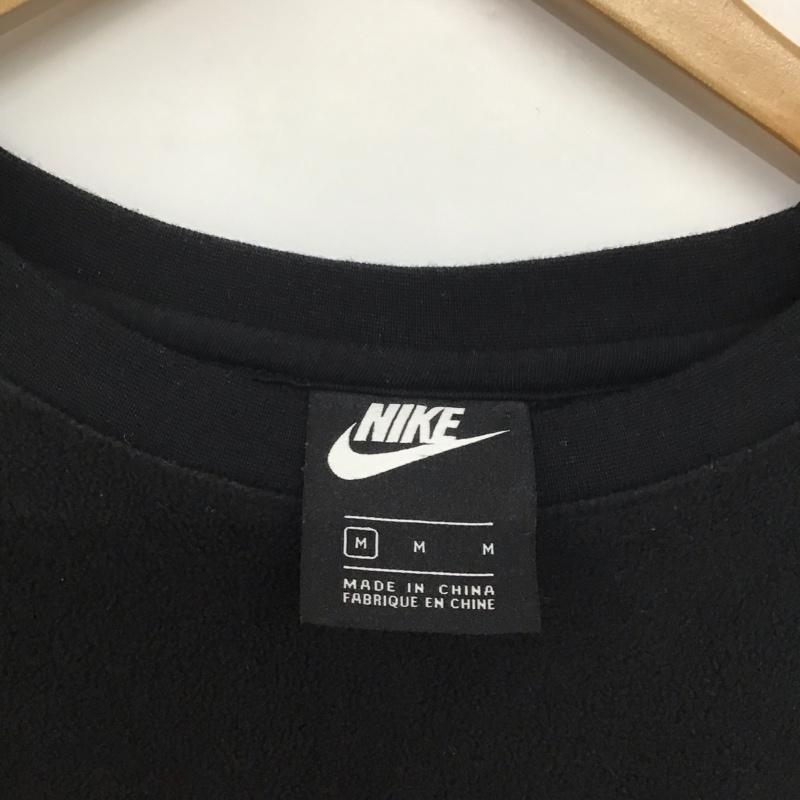ナイキ NIKE トレーナー 長袖 cw1679-010 リイシュー クルー フリース M ロゴ、文字 黒 / ブラック /  メンズ USED 古着 中古 10144662