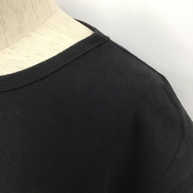 桃太郎ジーンズ MOMOTARO JEANS Tシャツ 半袖 半袖カットソー プリントTシャツ クルーネックカットソー XL 無地 白 / ホワイト / X 黒 / ブラック /  メンズ USED 古着 中古 10107300