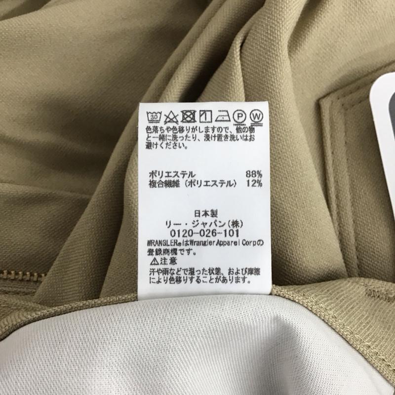 ラングラー Wrangler パンツ スラックス WS0105 イージーパンツ センタープレス タグ付き SOLOTEX XL 無地 ベージュ / ベージュ /  メンズ USED 古着 中古 10122169