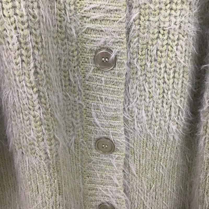 レプシィム LEPSIM カーディガン 長袖 長袖ニットカーディガン 前ボタン ノーカラー FREE 無地 マルチカラー / マルチカラー /  レディース USED 古着 中古 10147682