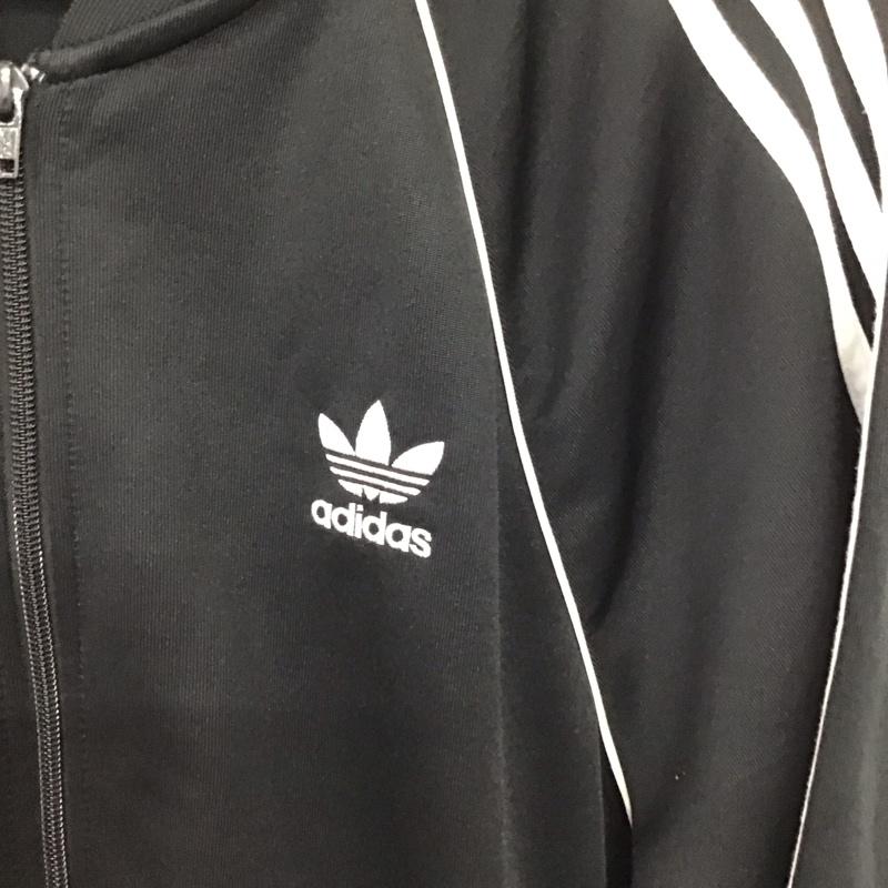 アディダス adidas ジャケット、上着 ジャンパー、ブルゾン dj2856 オーストラック トラックジャケット ロゴ、文字 黒 / ブラック /  メンズ USED 古着 中古 10150881