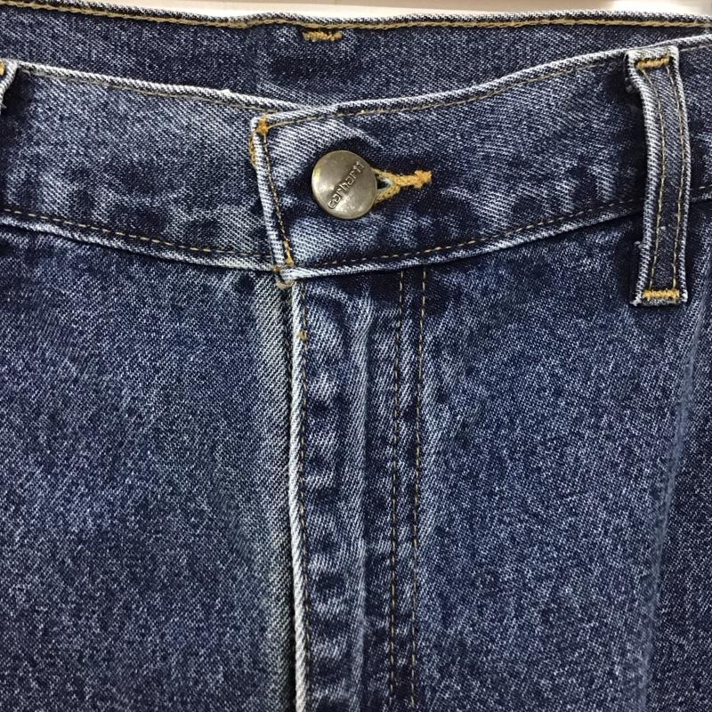 カーハート Carhartt パンツ デニム、ジーンズ 32インチ 無地 水色 / ライトブルー /  メンズ USED 古着 中古 10109890