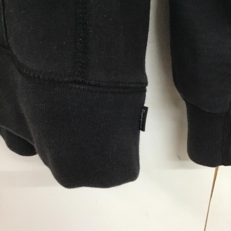 シュプリーム Supreme パーカー 長袖 プルオーバーパーカー スウェット L ロゴ、文字 黒 / ブラック /  メンズ USED 古着 中古 10145876