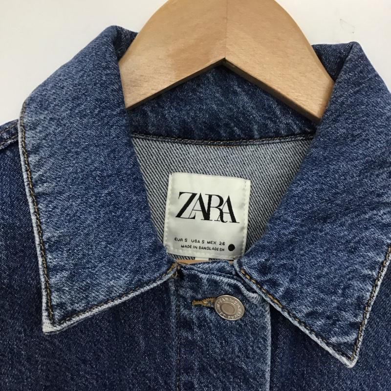 ザラ ZARA ジャケット、上着 ジャケット、ブレザー Gジャン S 無地 インディゴ / インディゴ /  レディース USED 古着 中古 10140056