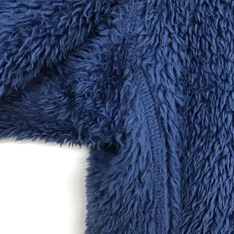 ユニクロ UNIQLO ジャケット、上着 ジャンパー、ブルゾン 341-440593 ファーリーフリースフルジップジャケット スタンドカラー L 無地 青 / ブルー /  メンズ USED 古着 中古 10140996