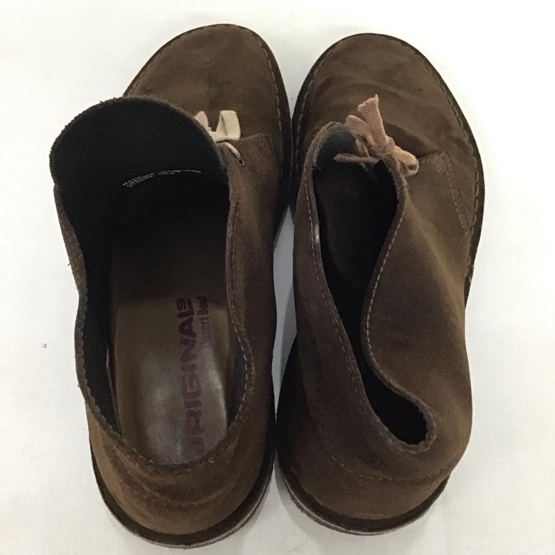 クラークス Clarks ブーツ ショートブーツ 31692 デザートブーツ US9 1/2 US：9.5 無地 茶 / ブラウン /  メンズ USED 古着 中古 10141047