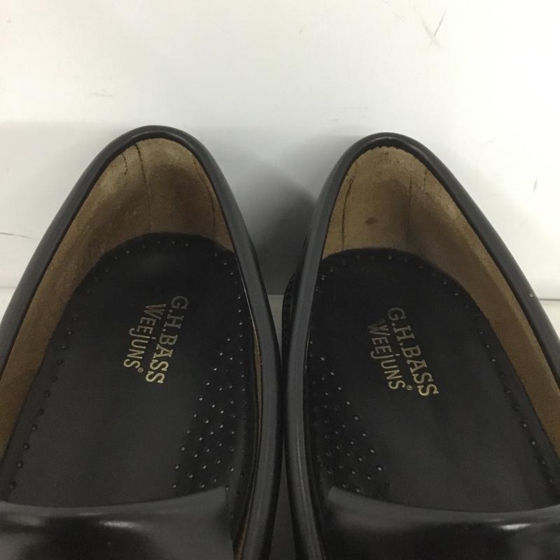 ジーエイチバス G.H.BASS&CO. ローファー ローファー BA11525 タッセル WEEJUNS 42 無地 黒 / ブラック /  メンズ USED 古着 中古 10141069