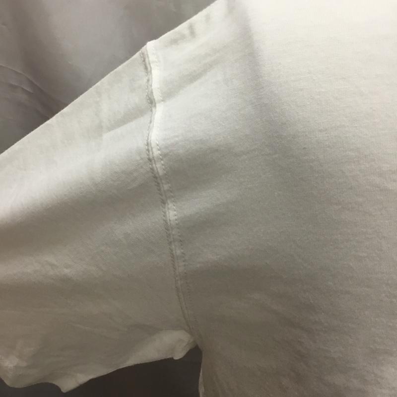 バンクスジャーナル BANKS JOURNAL Tシャツ 半袖 半袖カットソー プリントTシャツ クルーネックカットソー L ロゴ、文字 白 / ホワイト /  メンズ USED 古着 中古 10114140