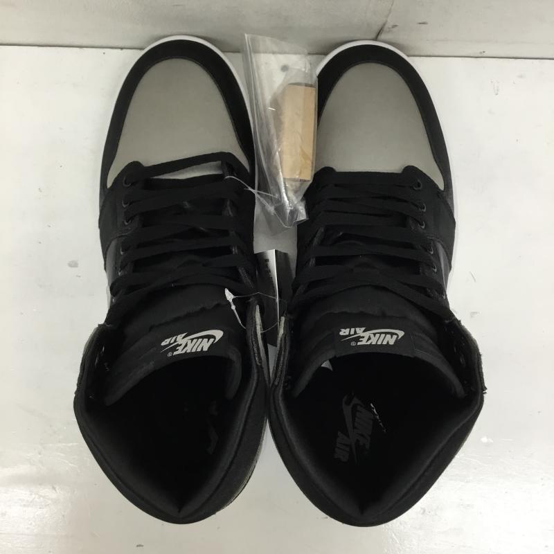 ナイキ NIKE スニーカー スニーカー FD4810-010 Women s Air Jordan 1 Retro High OG Satin Shadow 28.5cm ロゴ、文字 黒 / ブラック / X 灰 / グレー /  メンズ USED 古着 中古 10141692