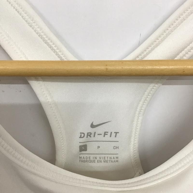 ナイキ NIKE トップス トップス 823313-100 ナイキプロ アップデーテッドブラ スポーツブラ タグ付き S ロゴ、文字 白 / ホワイト / X 黒 / ブラック /  レディース USED 古着 中古 10135548