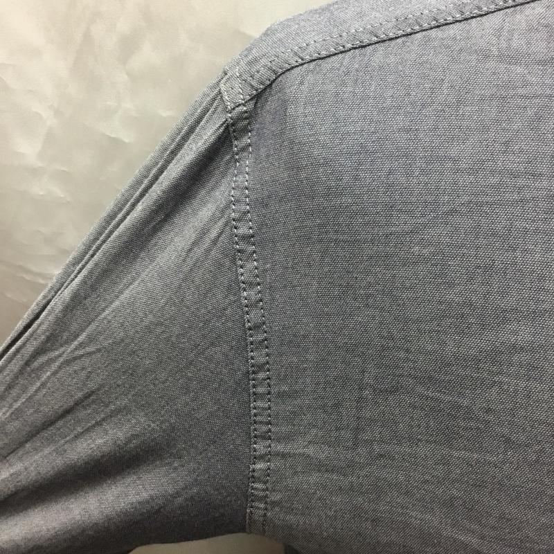 ロンハーマン Ron Herman シャツ、ブラウス 長袖 長袖シャツ カラーシャツ ポケットシャツ 長袖カットソー 無地シャツ M 無地 青 / ブルー /  メンズ USED 古着 中古 10117555