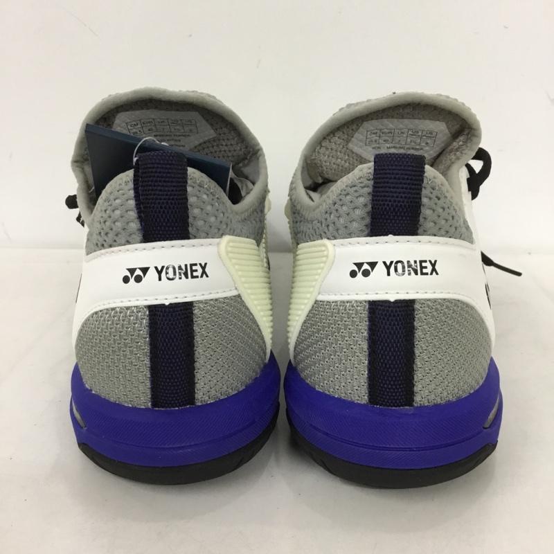 ヨネックス YONEX スニーカー スニーカー SHTF3MGC パワークッションフュージョンレブ3メンGC テニスシューズ 箱有 25.5cm 25.5cm ロゴ、文字 白 / ホワイト / X 黒 / ブラック / X 青 / ブルー /  メンズ USED 古着 中古 10149914