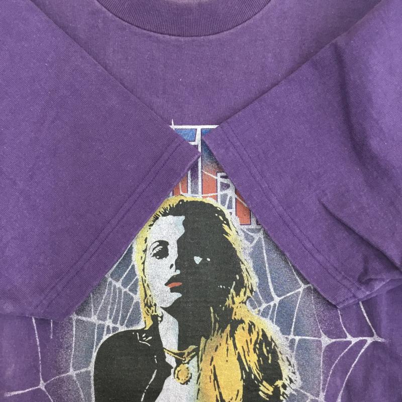 ヒステリックグラマー HYSTERIC GLAMOUR Tシャツ 半袖 M ロゴ、文字 紫 / パープル /  メンズ USED 古着 中古 10145805