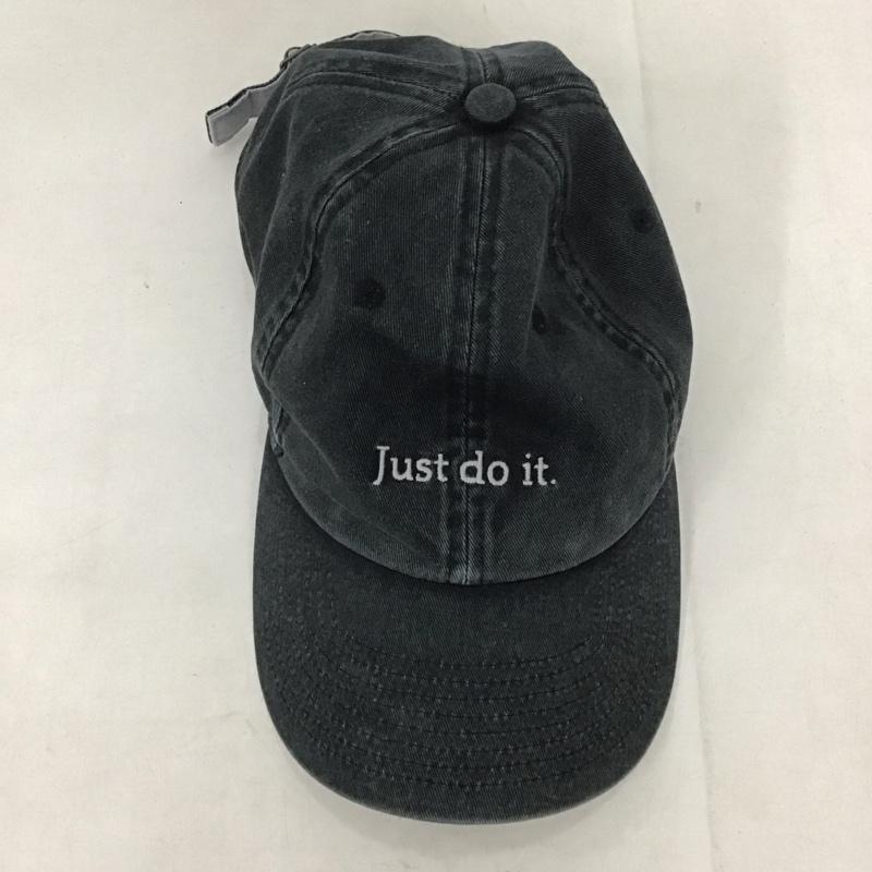 ナイキ NIKE 帽子 キャップ 925415-010 Just do it ロゴ、文字 チャコールグレー / チャコールグレー /  メンズ USED 古着 中古 10132440