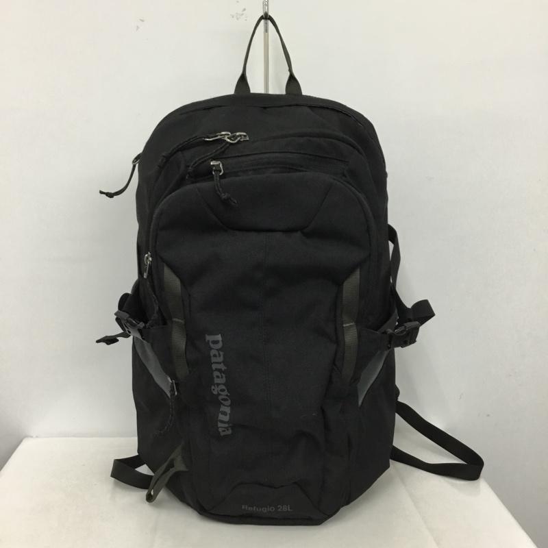パタゴニア patagonia リュックサック、デイパック リュックサック、デイバッグ Refugio Pack 28L ロゴ、文字 黒 / ブラック /  メンズ USED 古着 中古 10148755