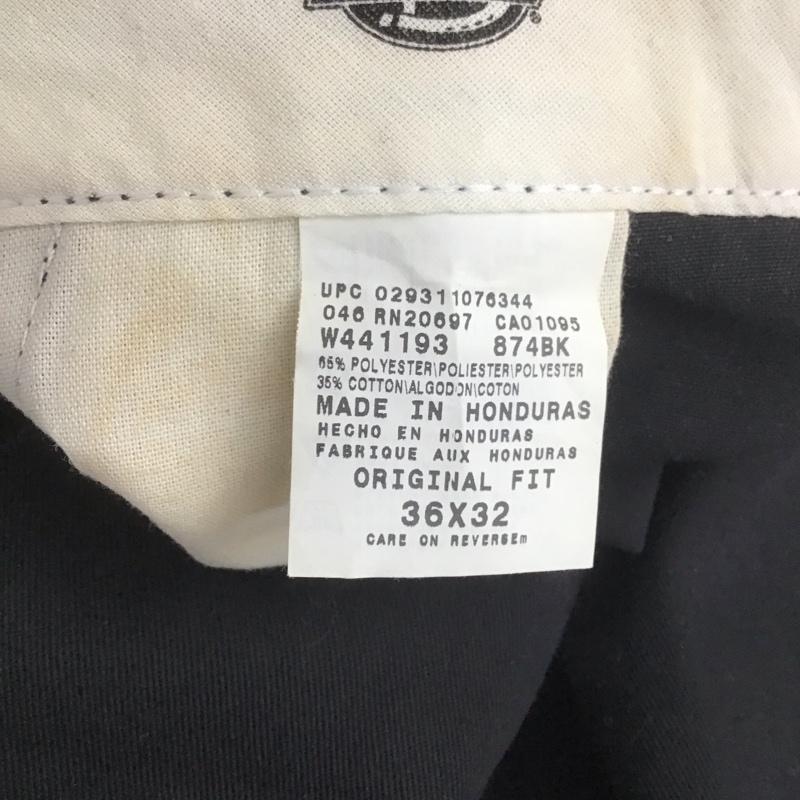 ディッキーズ Dickies パンツ ワークパンツ、ペインターパンツ ワイドパンツ カジュアルパンツ ワークパンツ 36 無地 黒 / ブラック /  メンズ USED 古着 中古 10108461