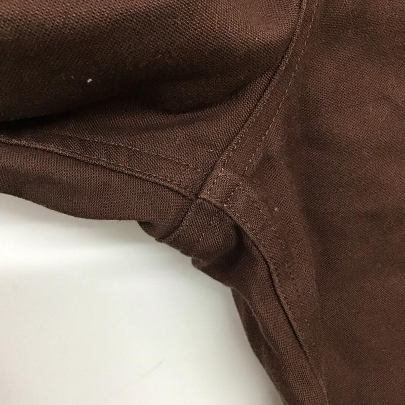 ザ シンゾーン THE SHINZONE パンツ スラックス 15AMSPA18 ベイカーパンツ 32 無地 茶 / ブラウン /  レディース USED 古着 中古 10143745