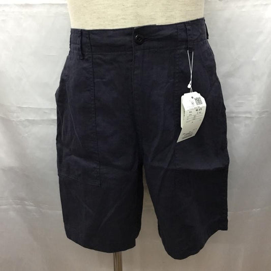 シップス SHIPS パンツ ショートパンツ M 無地 紺 / ネイビー /  メンズ USED 古着 中古 10108754