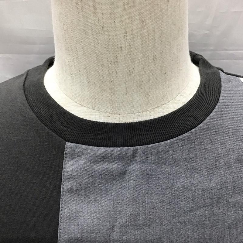 ホライゾンドリーム HORIZON DREAM Tシャツ 半袖 H22-104-21T 異素材ストライプ切替Tシャツ L 無地 マルチカラー / マルチカラー /  メンズ USED 古着 中古 10117059