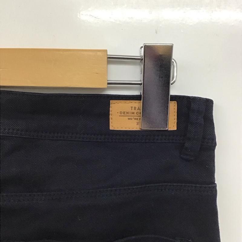 ザラ ZARA TRAFALUC パンツ デニム、ジーンズ デニムパンツ スリムパンツ カジュアルパンツ ストレッチパンツ 34インチ 無地 紺 / ネイビー /  レディース USED 古着 中古 10142661