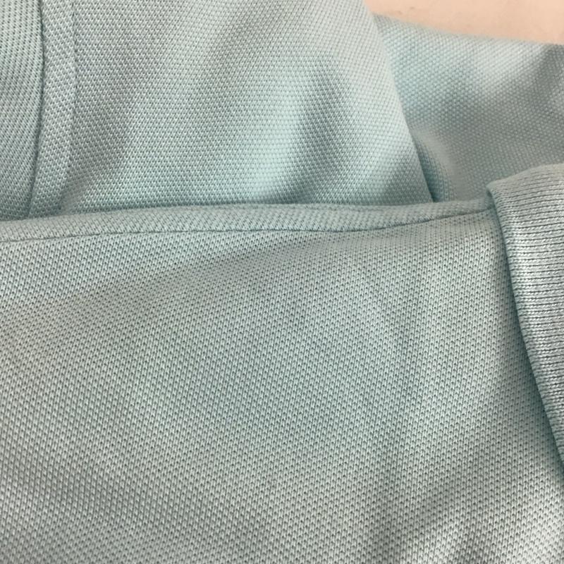 ランズエンド LANDS END ポロシャツ 半袖 半袖ポロシャツ カラーシャツ 半袖カットソー XL 無地 水色 / ライトブルー /  メンズ USED 古着 中古 10143489