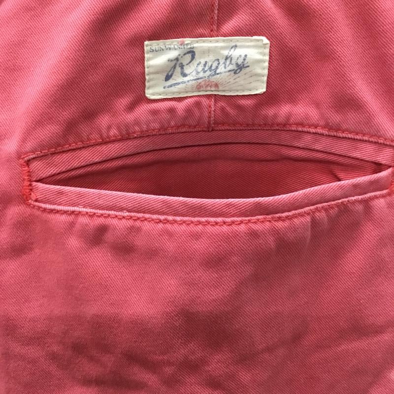 ラルフローレンラグビー RALPHLAURENRUGBY パンツ ショートパンツ ショートパンツ ハーフパンツ カジュアルパンツ 36 ダメージ加工 桃 / ピンク /  メンズ USED 古着 中古 10113276