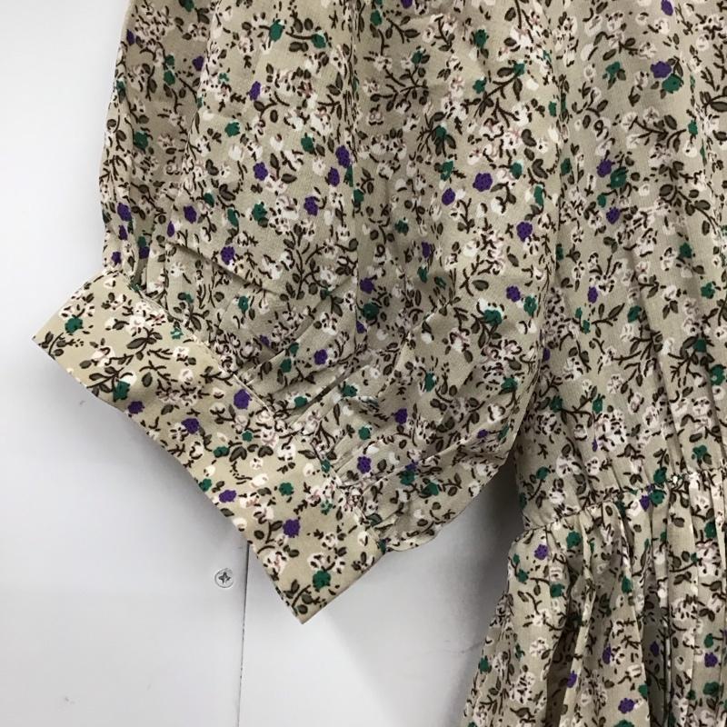 オリーブデオリーブ OLIVE des OLIVE ワンピース ロングスカート 1671300803 開襟 オープンカラー 半袖 FREE 花柄 マルチカラー / マルチカラー /  レディース USED 古着 中古 10119237