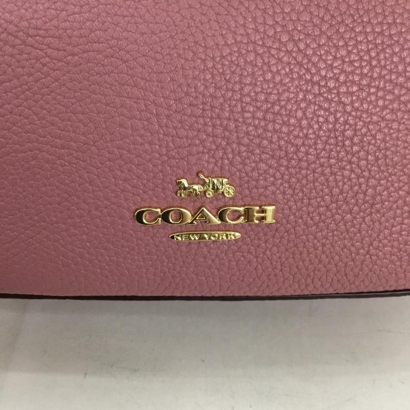 コーチ COACH ショルダーバッグ ショルダーバッグ 29411 カメラバッグ ロゴ、文字 桃 / ピンク /  レディース USED 古着 中古 10133303
