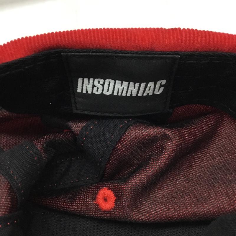 古着 USED 帽子 キャップ INSOMNIAC ロゴ、文字 赤 / レッド /  メンズ USED 古着 中古 10107910