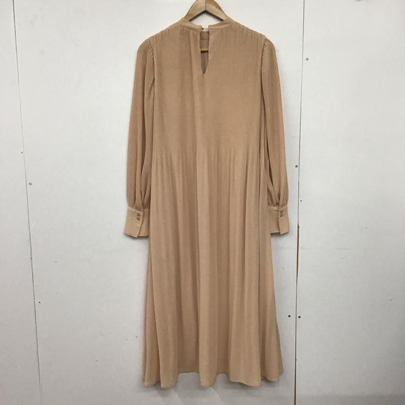 ミラオーウェン Mila Owen ワンピース ロングスカート 09WF0204290 0 無地 桃 / ピンク / X ベージュ / ベージュ /  レディース USED 古着 中古 10147923