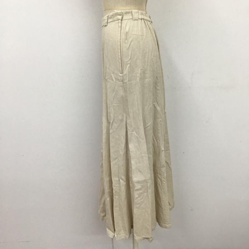 ローリーズファーム LOWRYS FARM スカート ロングスカート ロングスカート フレアスカート カジュアルスカート FREE 無地 ベージュ / ベージュ /  レディース USED 古着 中古 10117921