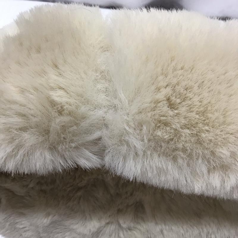 ザラ ZARA ハンドバッグ ハンドバッグ フェイクファー 無地 ベージュ / ベージュ /  レディース USED 古着 中古 10119358