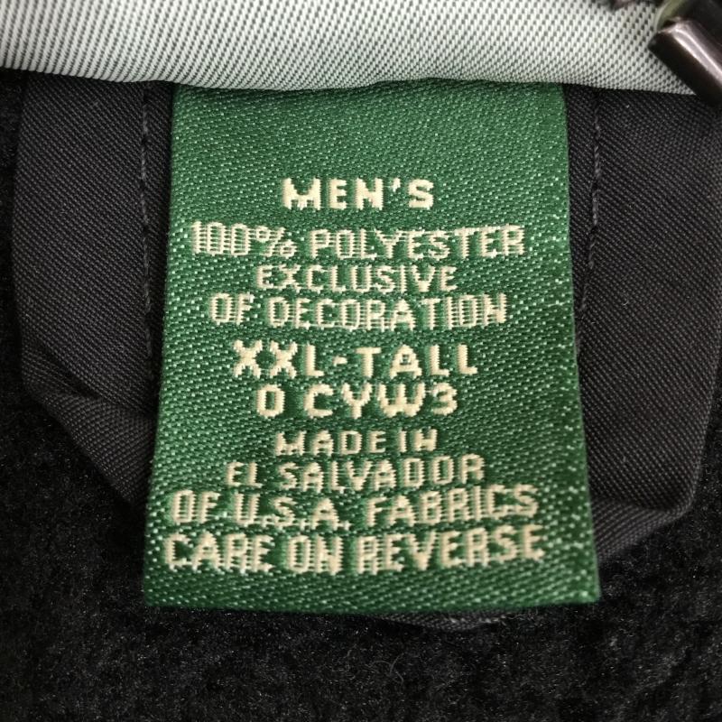 エルエルビーン L.L.Bean ベスト ベスト フリースベスト XXL 無地 黒 / ブラック / X 青 / ブルー /  メンズ USED 古着 中古 10141051