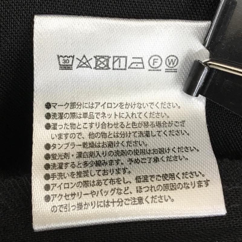 サプール SAPEur シャツ、ブラウス 半袖 XL ロゴ、文字 黒 / ブラック /  メンズ USED 古着 中古 10145798
