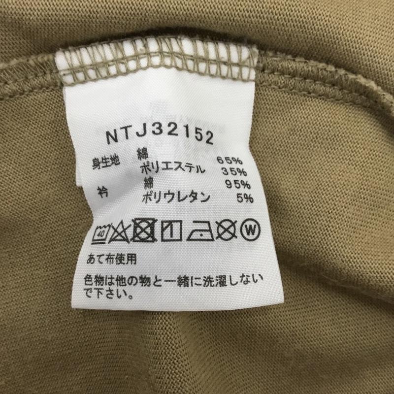 ザノースフェイス THE NORTH FACE Tシャツ 半袖 NTJ32152 ショートスリーブブロックドティー 半袖カットソー プリントTシャツ 150cm ロゴ、文字 黒 / ブラック / X 茶 / ブラウン /  ボーイズ USED 古着 中古 10110023