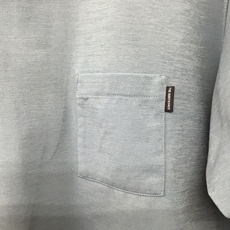 ザノースフェイス THE NORTH FACE カットソー 長袖 nt12260 L/SAiryRelaxTee 長袖カットソー クルーネックカットソー L 無地 水色 / ライトブルー /  メンズ USED 古着 中古 10136565