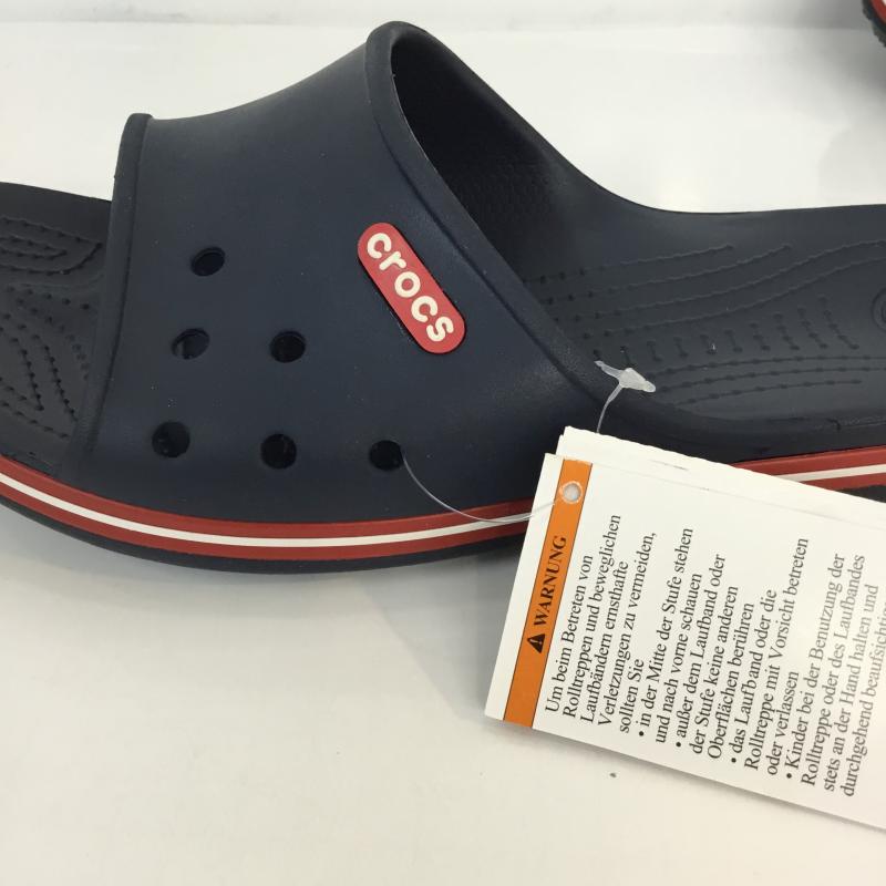 クロックス crocs サンダル サンダル 26cm 204108-4CC Crocband II Slide 26.0cm 無地 紺 / ネイビー /  メンズ USED 古着 中古 10142005