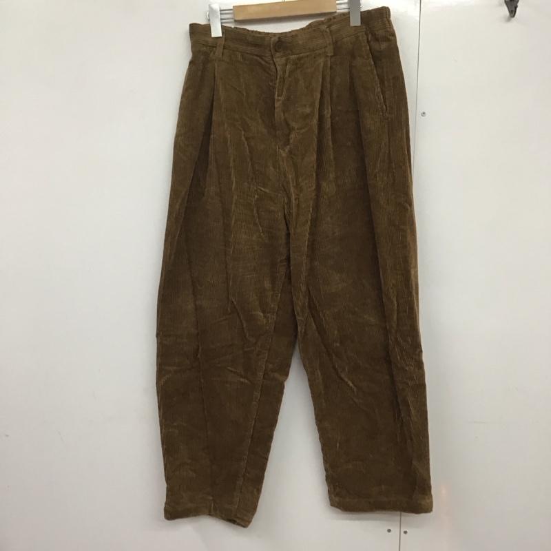 フリークスストア FREAK S STORE パンツ スラックス コーデュロイパンツ L 無地 茶 / ブラウン /  メンズ USED 古着 中古 10143351