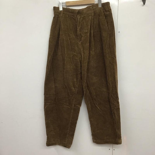 フリークスストア FREAK S STORE パンツ スラックス コーデュロイパンツ L 無地 茶 / ブラウン /  メンズ USED 古着 中古 10143351