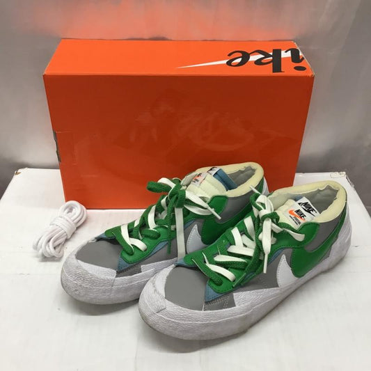 ナイキ NIKE スニーカー スニーカー DD1877 001 BLAZER LOW SACAI 27.5cm 箱有 27.5cm ロゴ、文字 白 / ホワイト / X 灰 / グレー / X 緑 / グリーン /  メンズ USED 古着 中古 10110573
